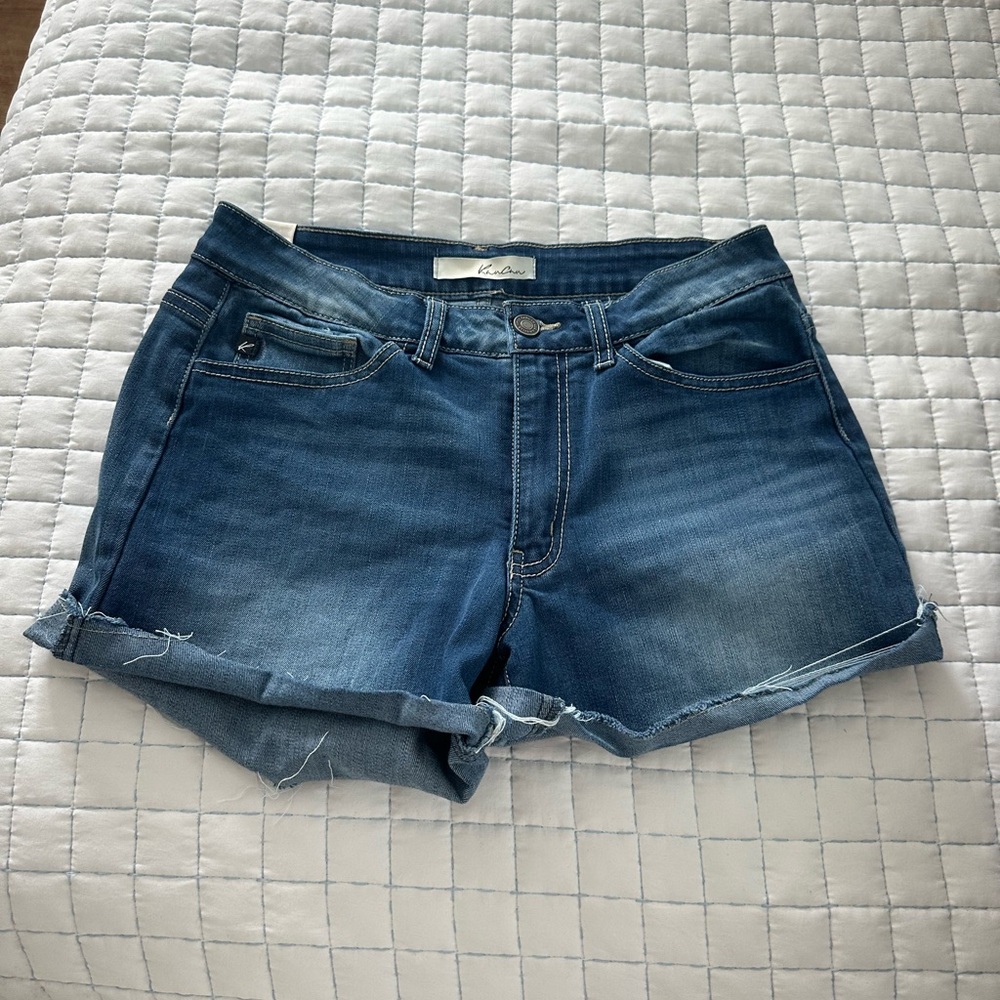 Blue Denim Shorts- kancan